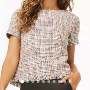 🌟SALE 🌟 Forever 21 Tweed Top